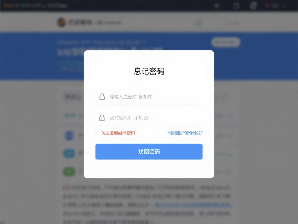 忘记密码是登录网站时最常见的困扰之一。若不慎遗忘密