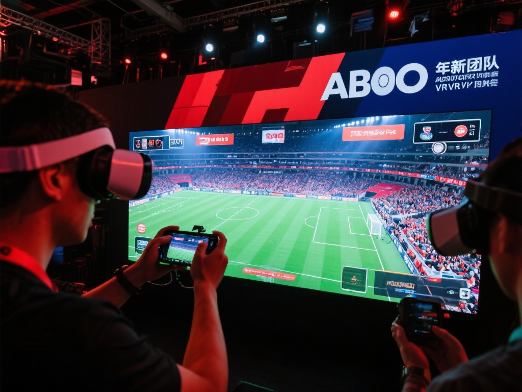 某年会上，亚博团队首次推出了基于VR技术的赛事直播