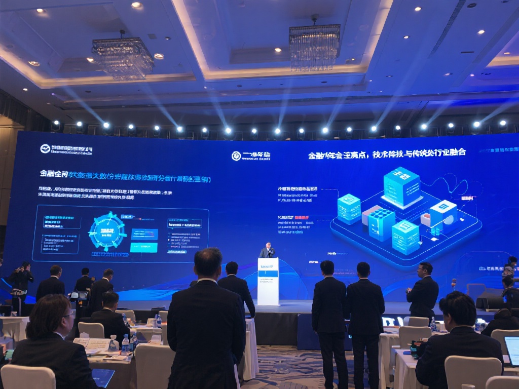 另一个年会的重要亮点是技术与传统行业的融合。在金融