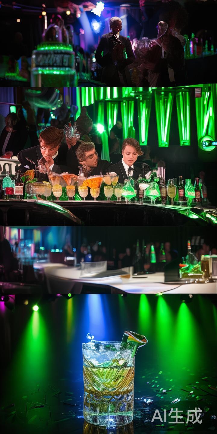 为了打造更具品位的年会夜晚，主办方引入了Marti